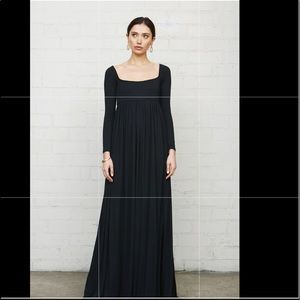 Elegant Black Long Sleeve Dress